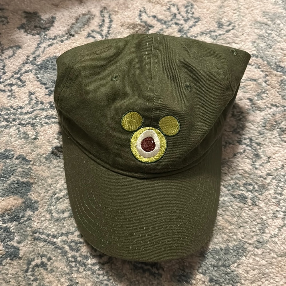 Disney Mickey Mouse Avocado Embroidered Green Hat